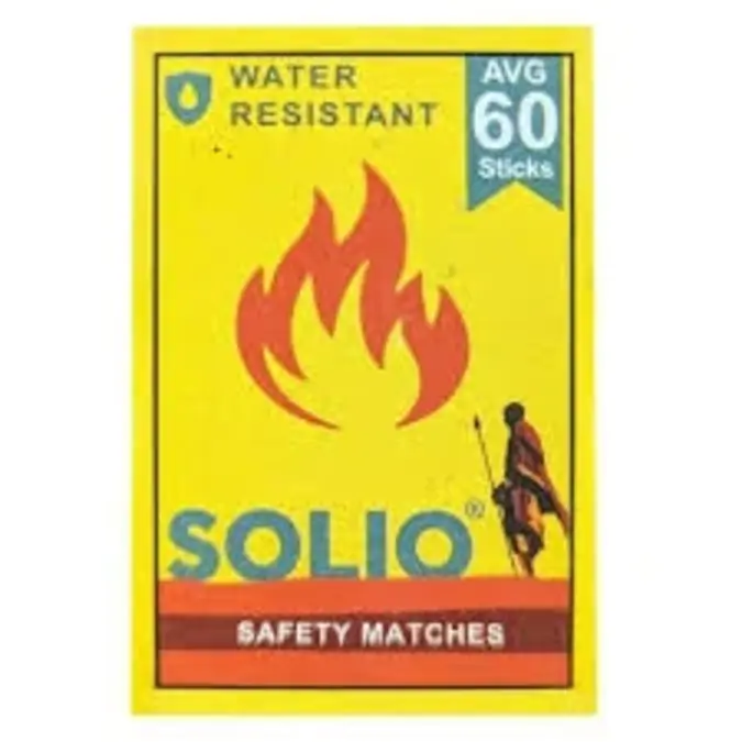 Solio Safety Match Box 60'S